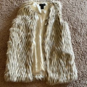 Cynthia Rowley size small faux fur vest